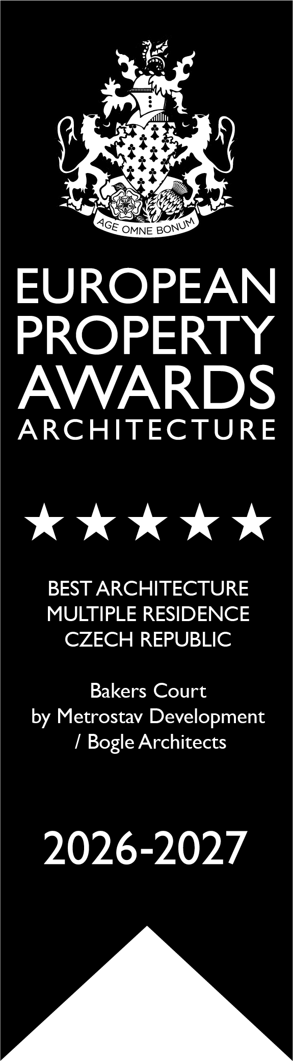 European Property Awards Architecture 2026-2027, Best Architecture Multiple Residence Czech Republic, Bakers Court