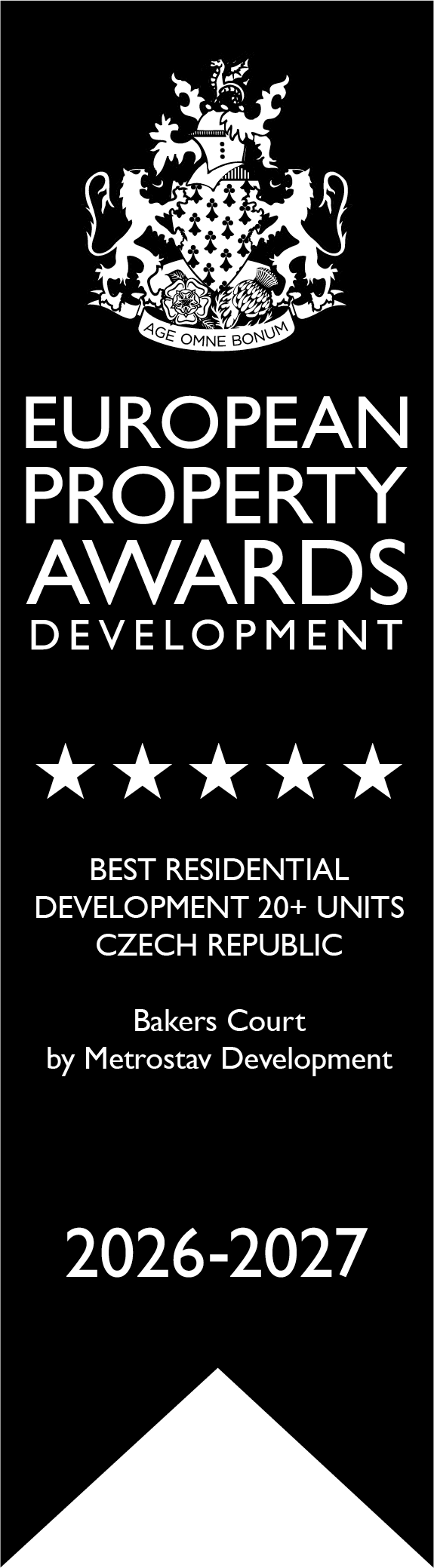 European Property Awards Development 2026-2027, Best Residential Development 20+ Units Czech Republic, Bakers Court